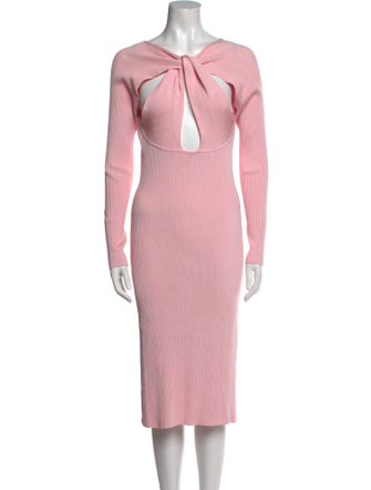 Coperni V-Neck Midi Length Dress