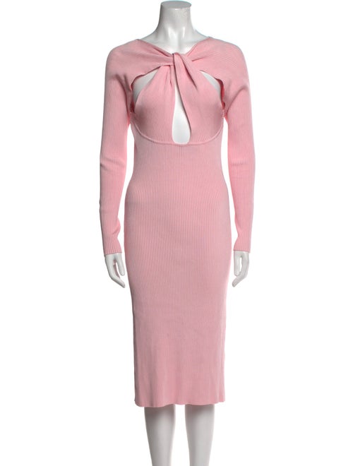 Coperni V-Neck Midi Length Dress