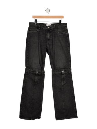 Coperni Mid-Rise Wide Leg Jeans
