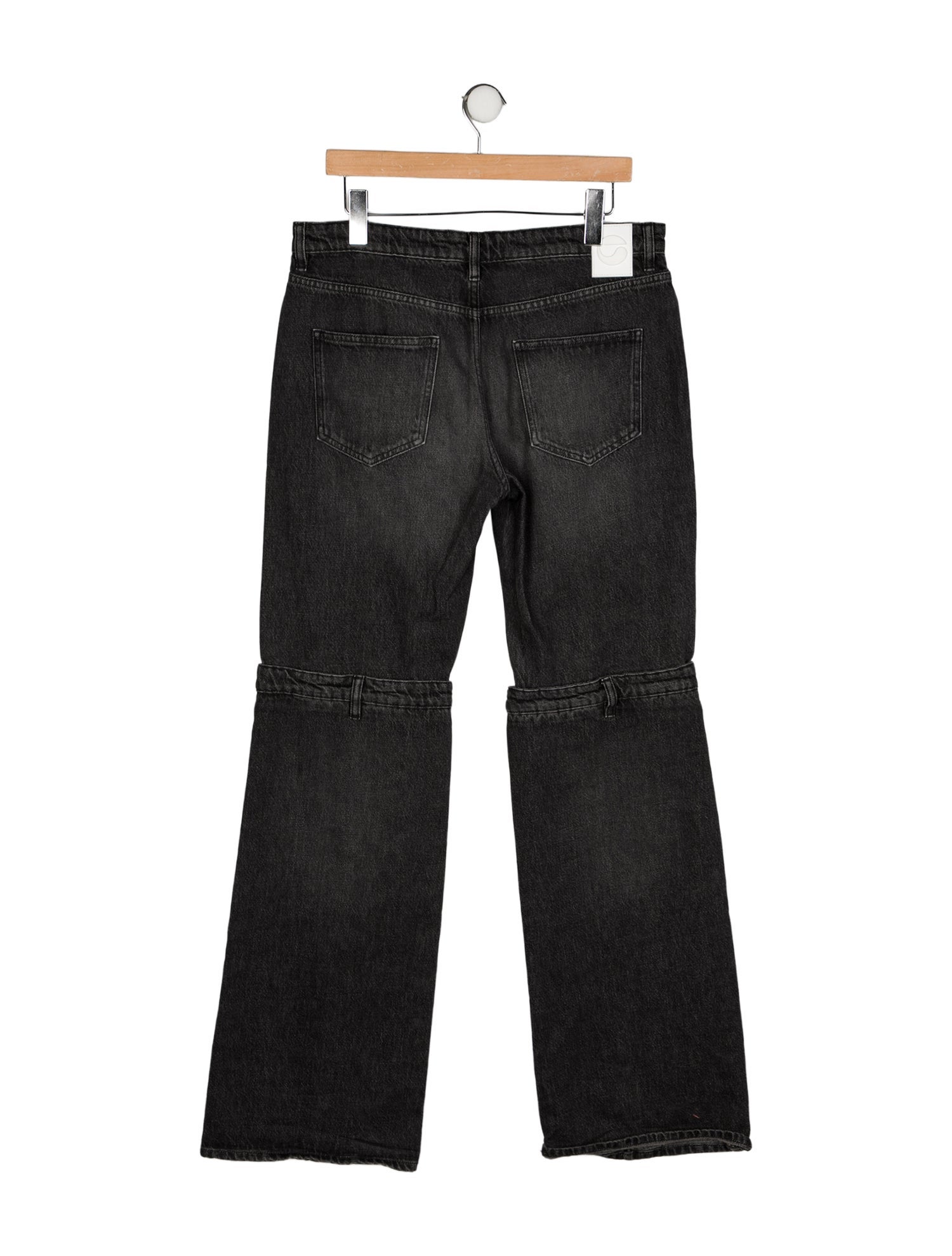 Coperni Mid-Rise Wide Leg Jeans