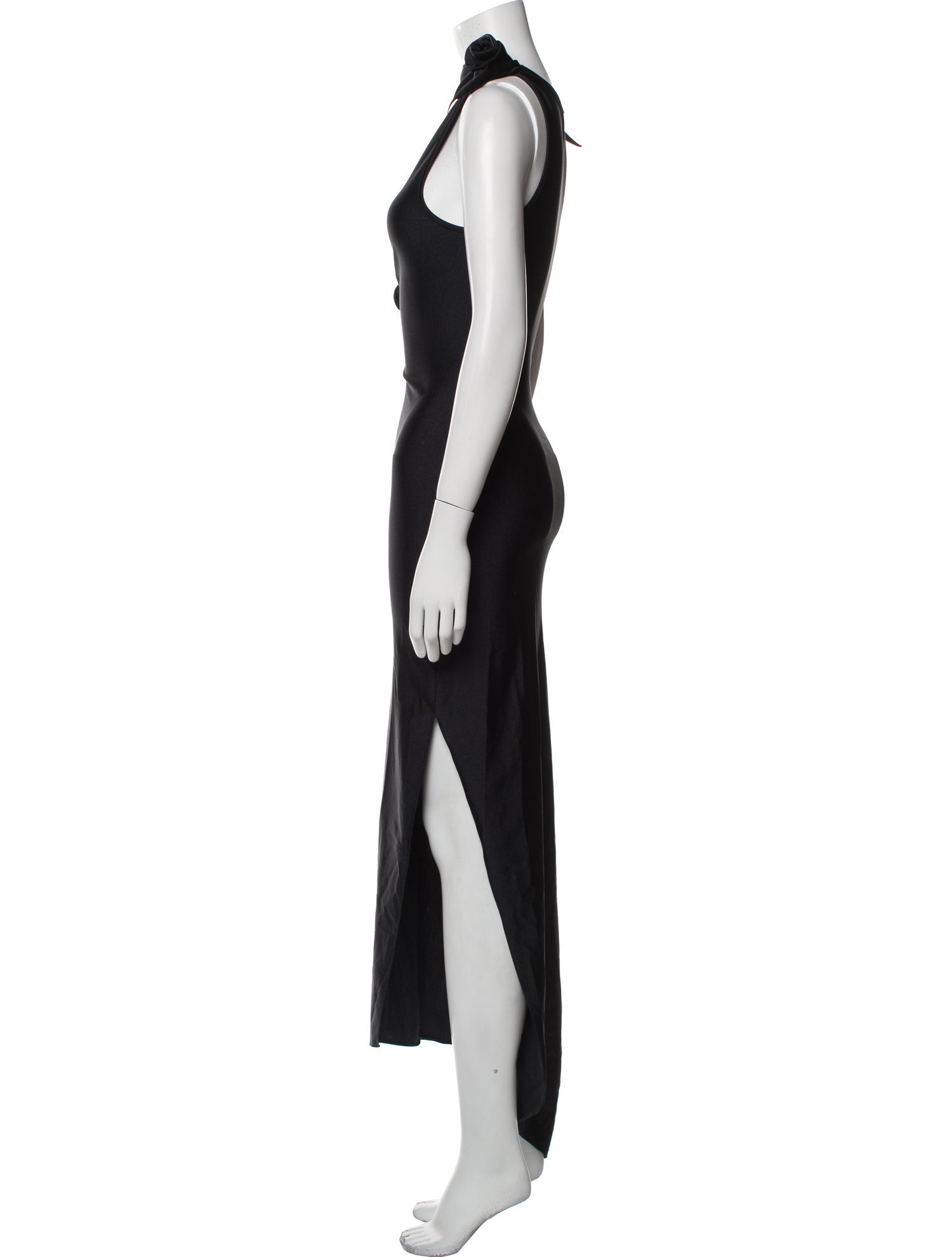 Coperni Mock Neck Long Dress