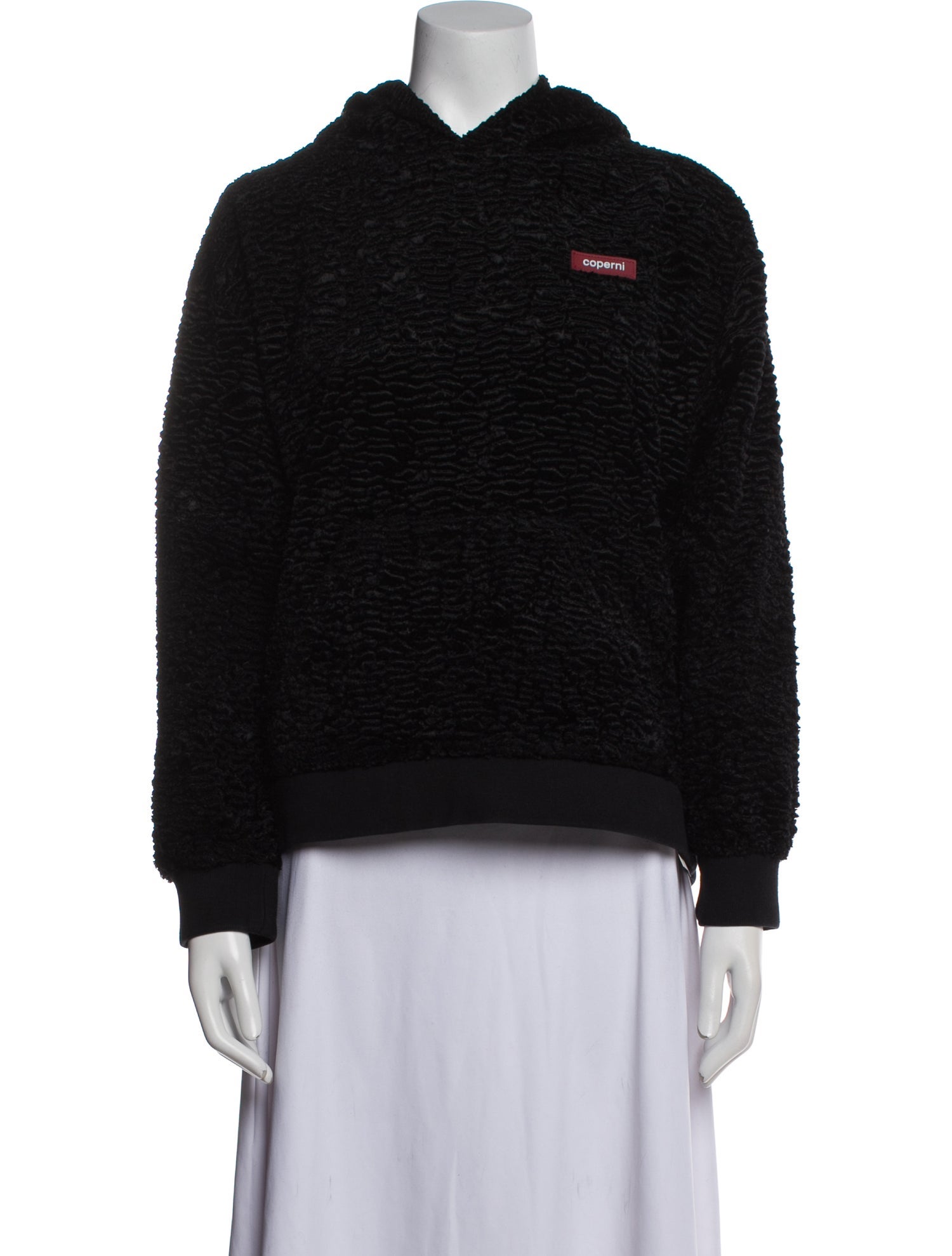 Coperni Mock Neck Long Sleeve Sweatshirt