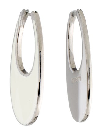 Coperni Large Swipe Hoop Earrings