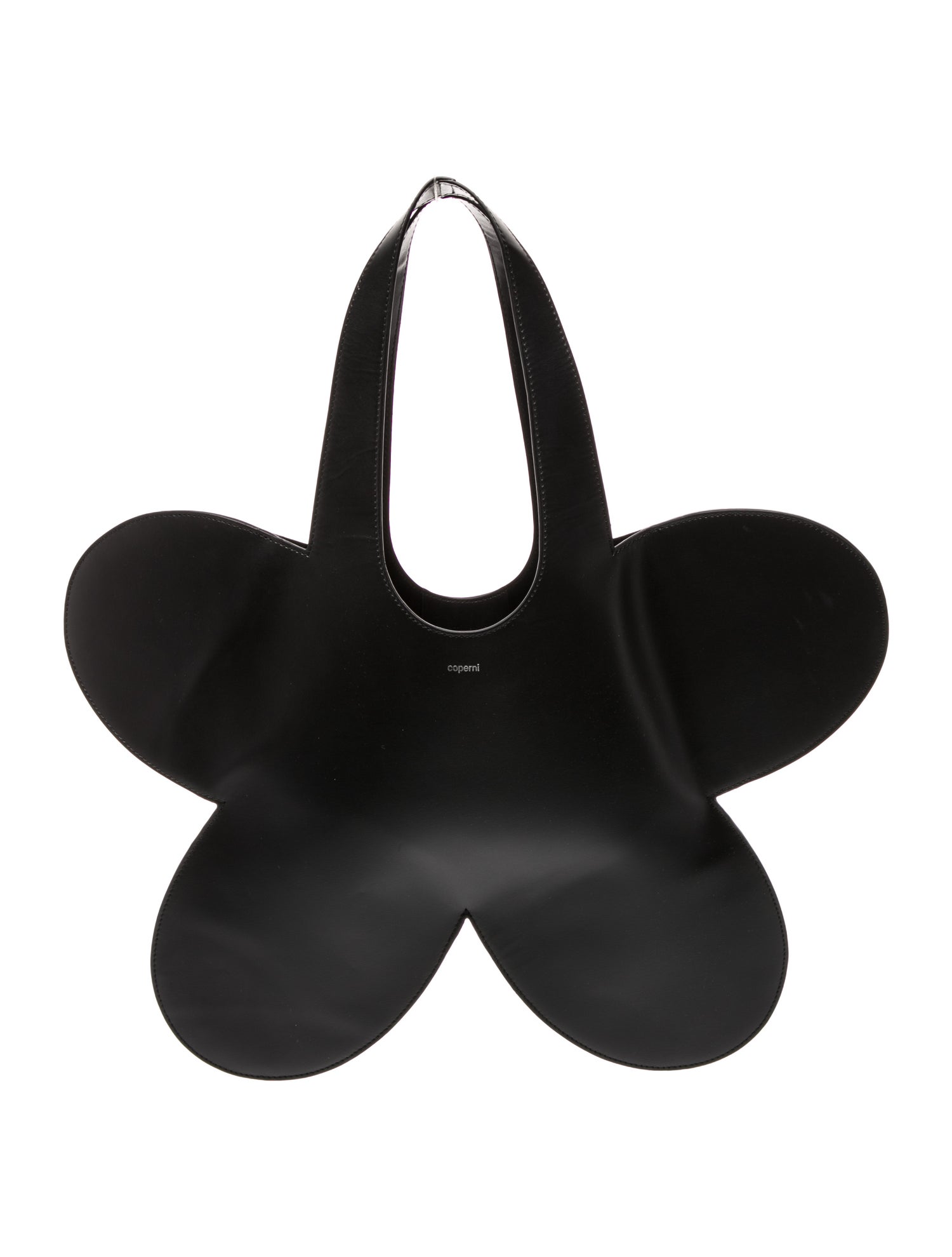 Coperni Leather Flower Tote