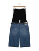 Coperni High-Rise Wide Leg Jeans