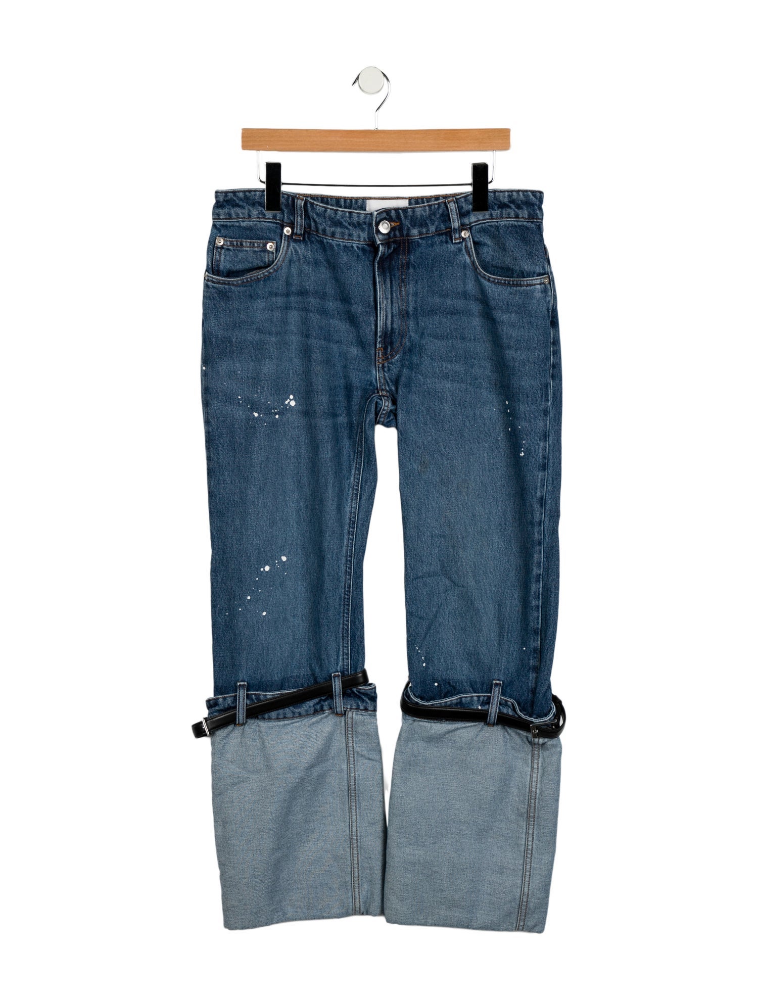 Coperni Mid-Rise Wide Leg Jeans