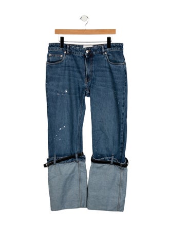 Coperni Mid-Rise Wide Leg Jeans