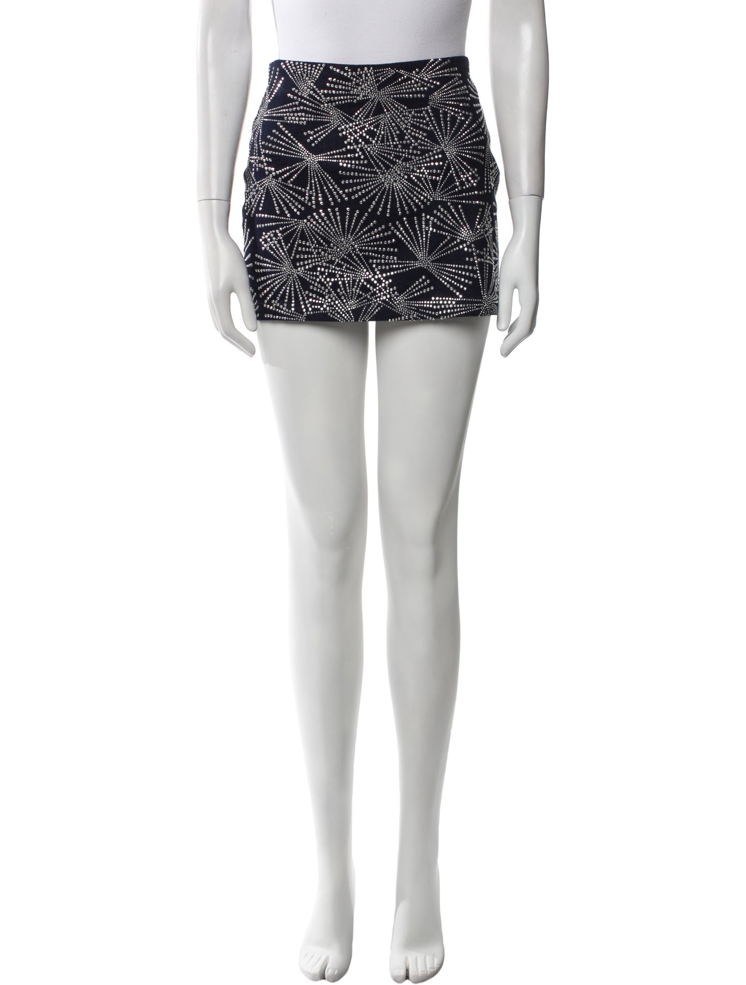 Coperni Crystal Embellishments Mini Skirt