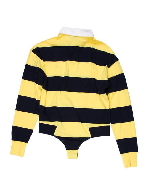 Coperni Striped Long Sleeve Bodysuit