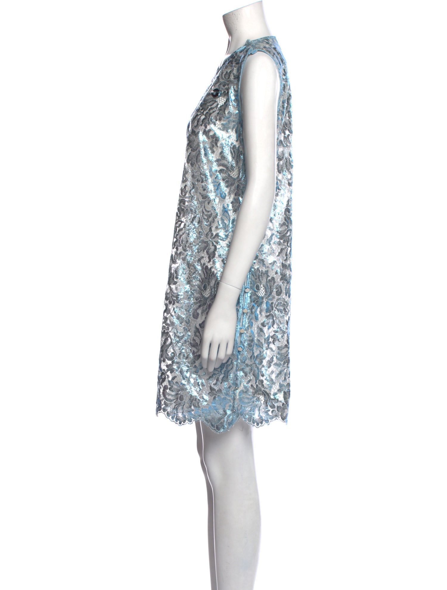 Coperni Crew Neck Mini Dress