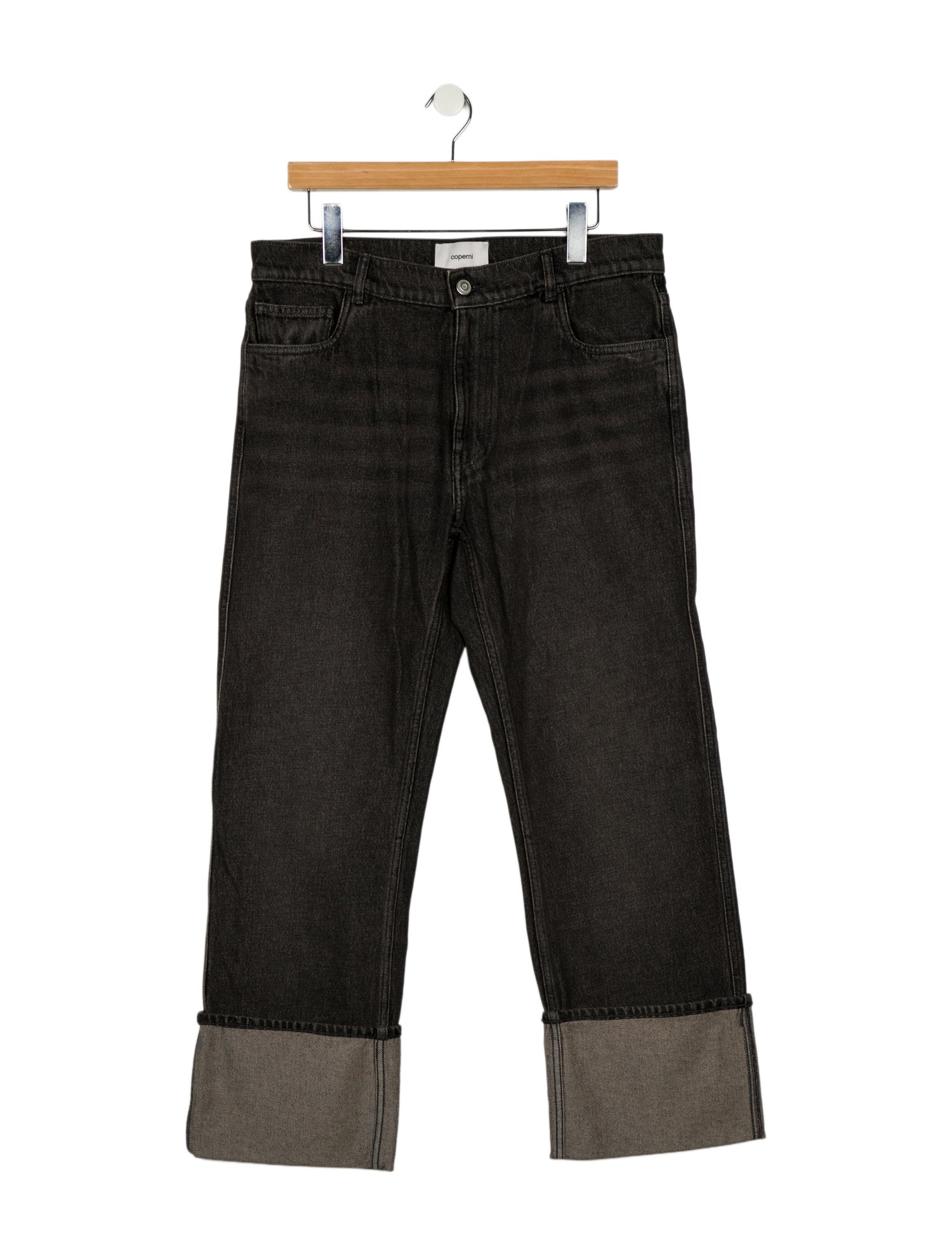 Coperni Mid-Rise Wide Leg Jeans