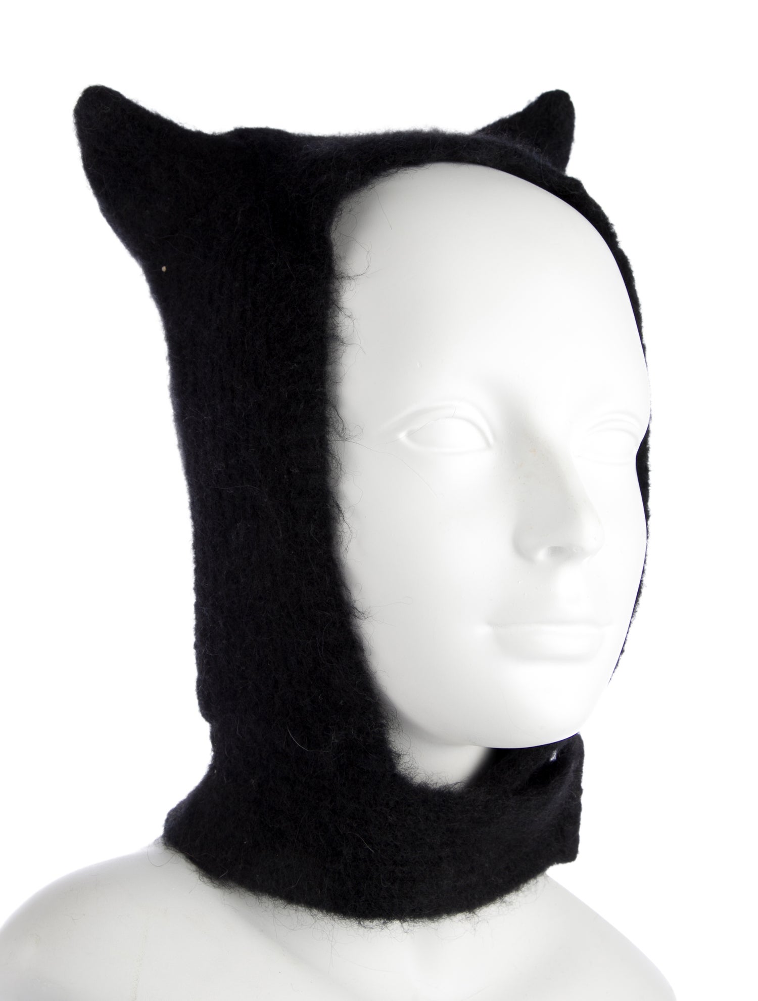 Coperni Wool-Blend Signature Horn Balaclava