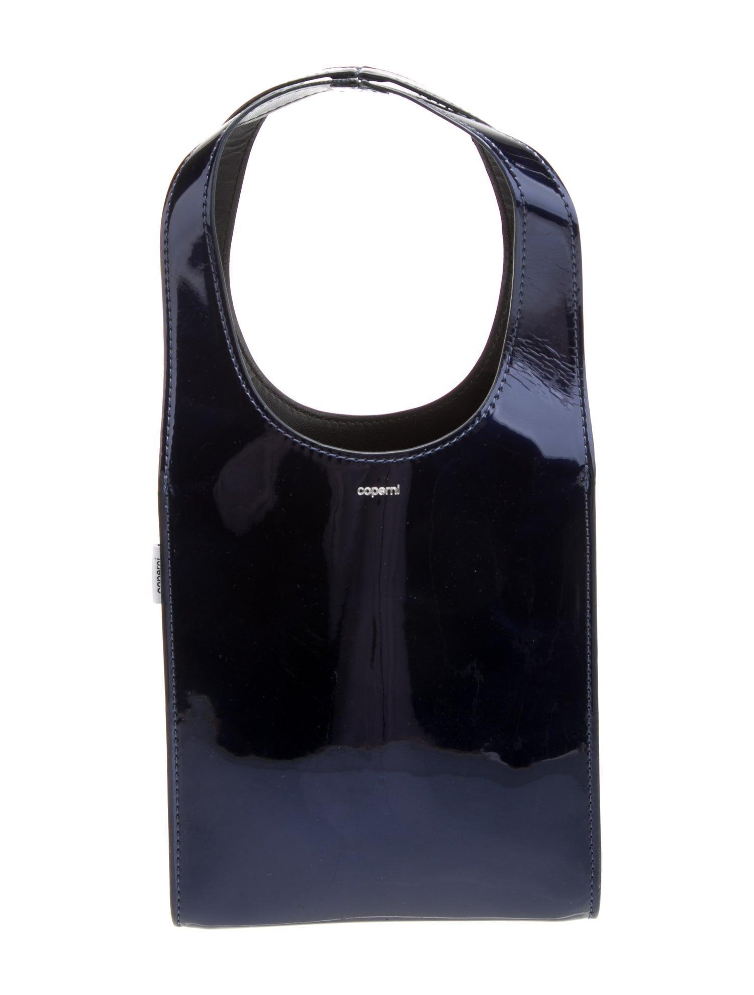 Coperni Patent Leather Top Handle Bag