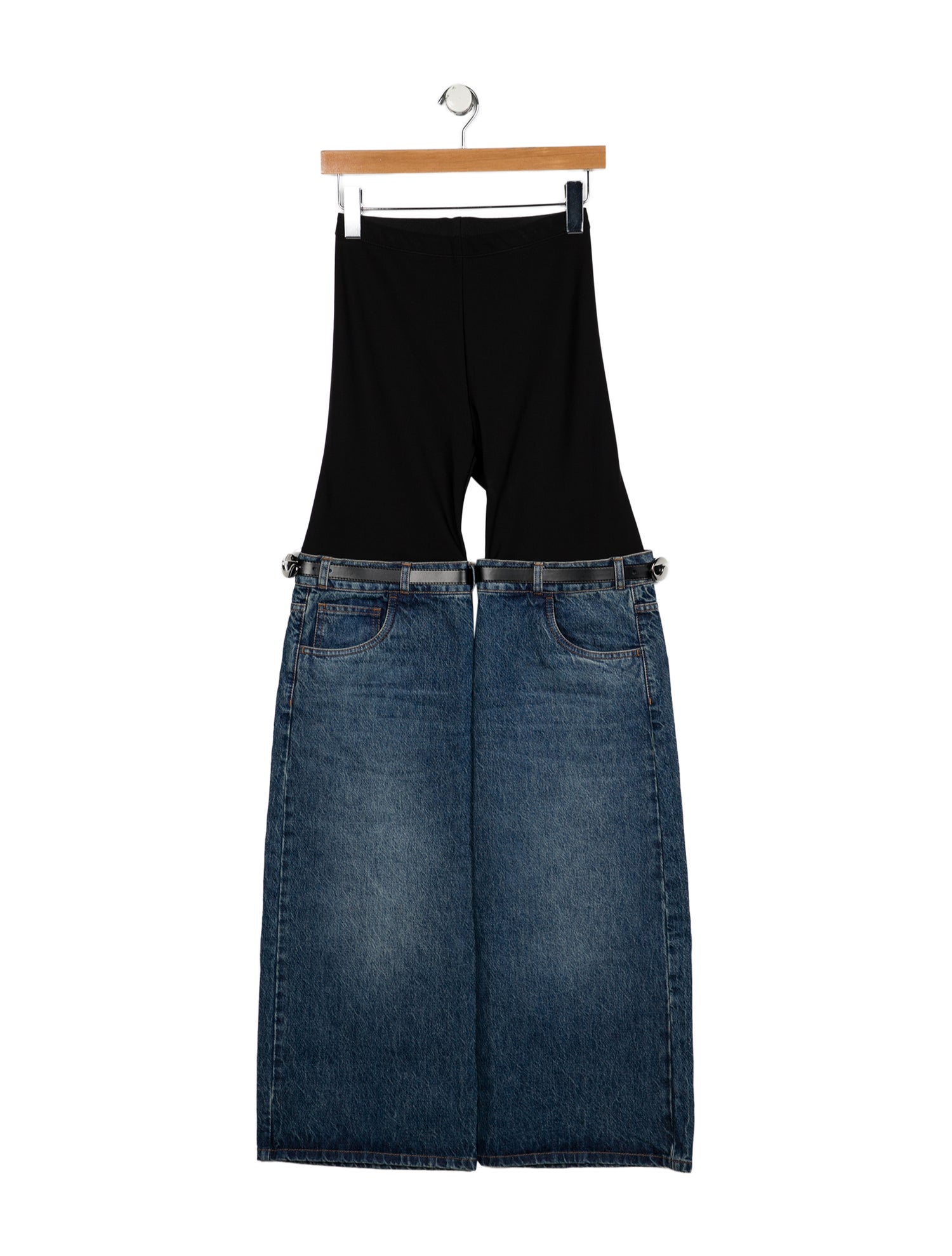 Coperni Mid-Rise Wide Leg Jeans