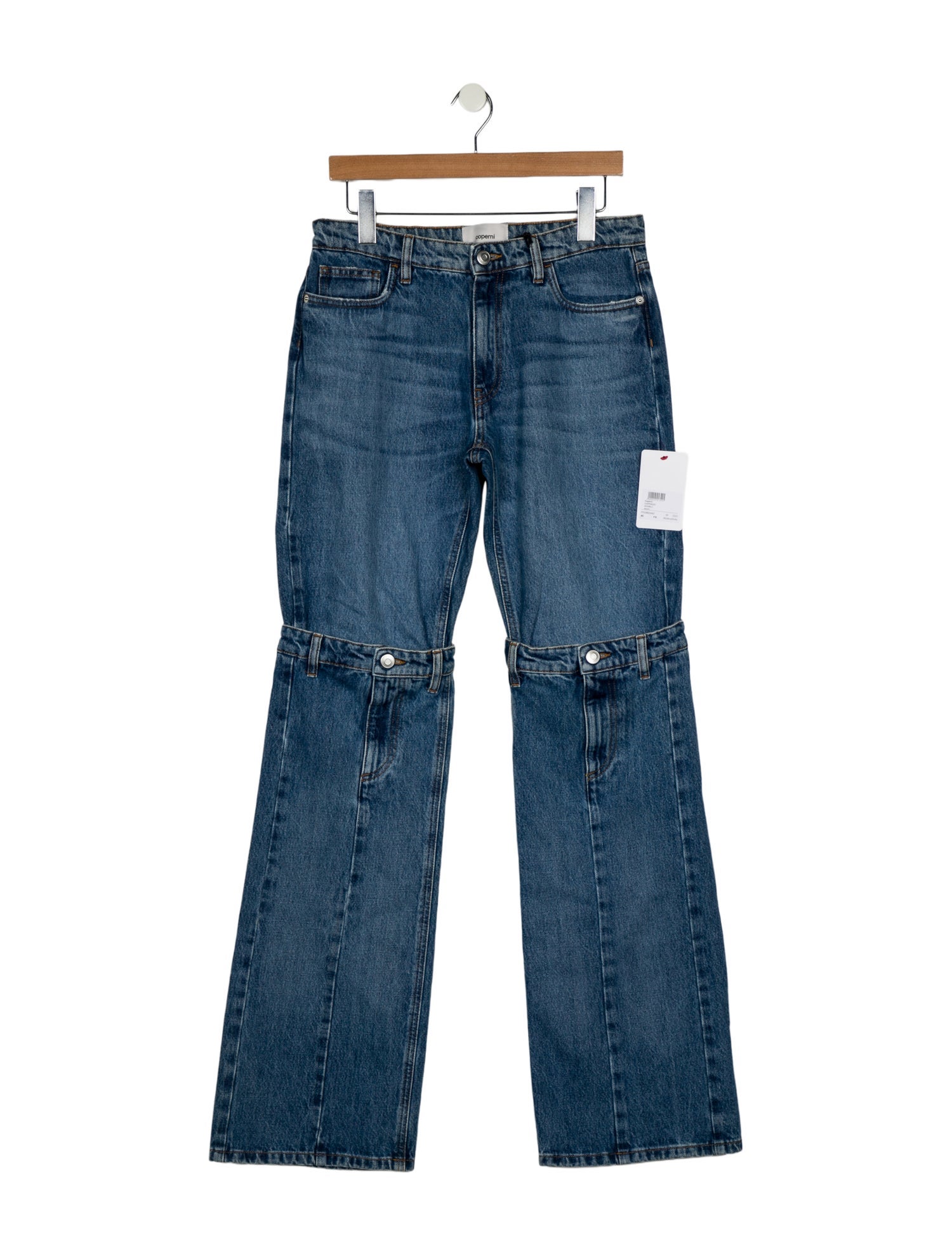 Coperni Mid-Rise Wide Leg Jeans w/ Tags