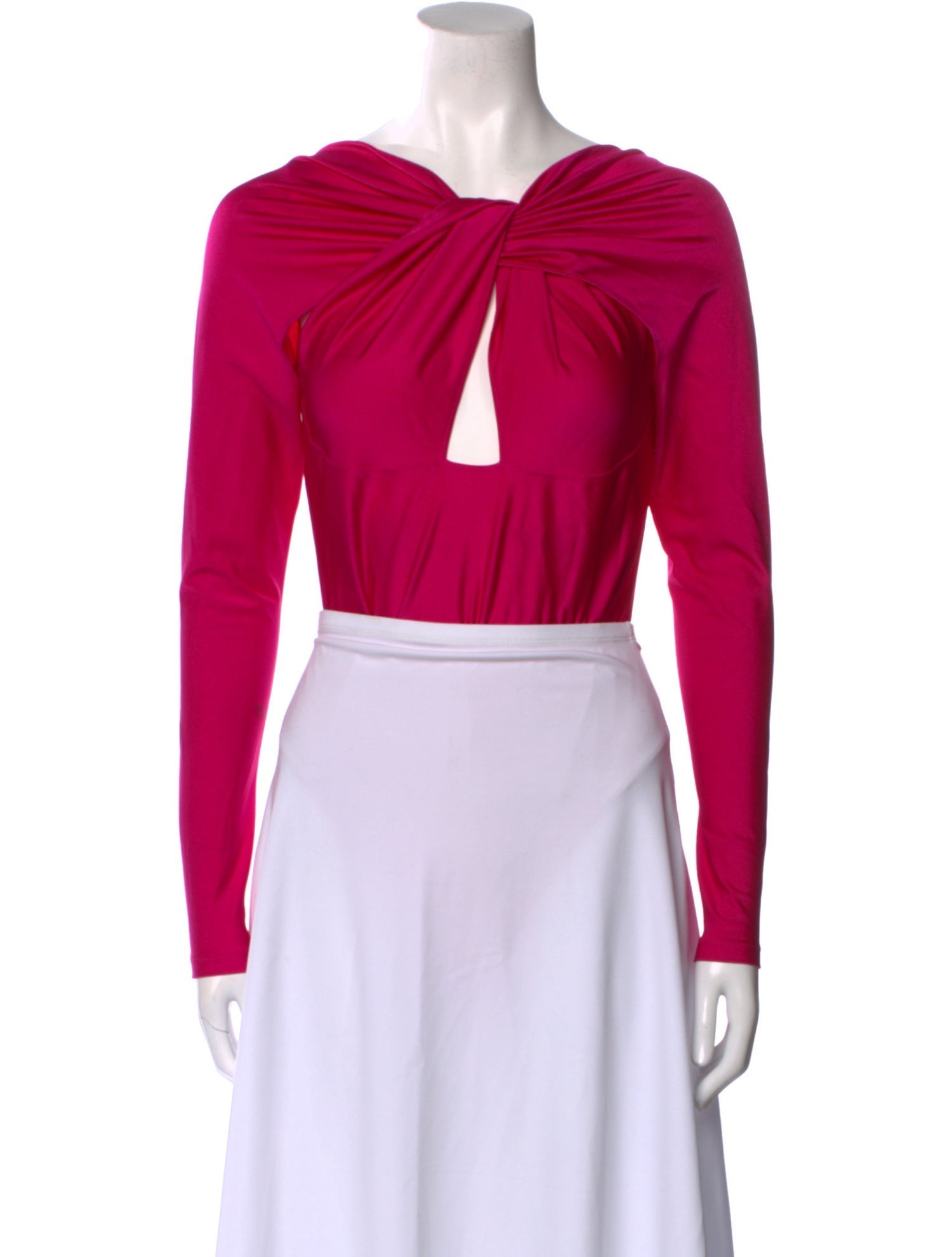 Coperni Square Neckline Long Sleeve Bodysuit