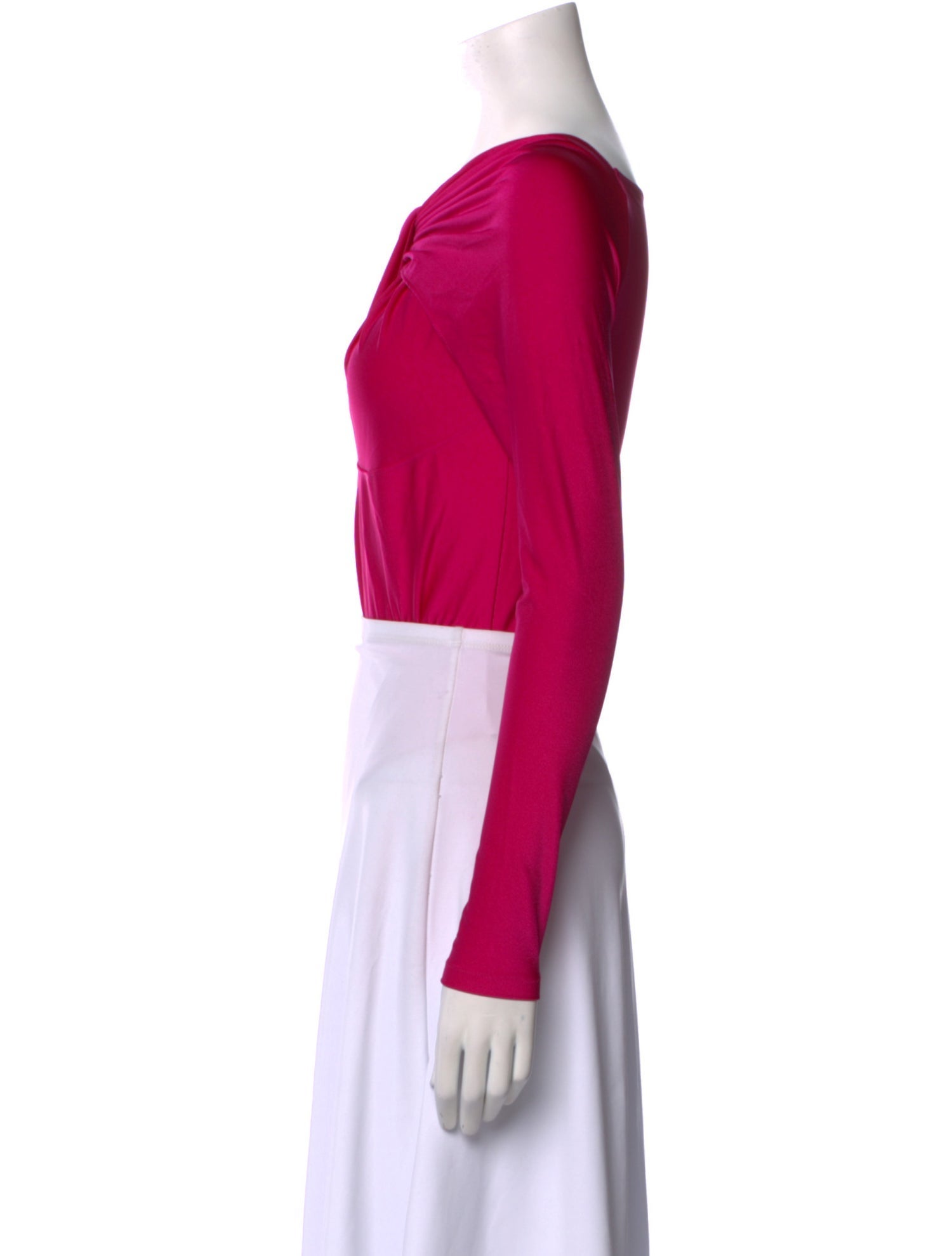 Coperni Square Neckline Long Sleeve Bodysuit