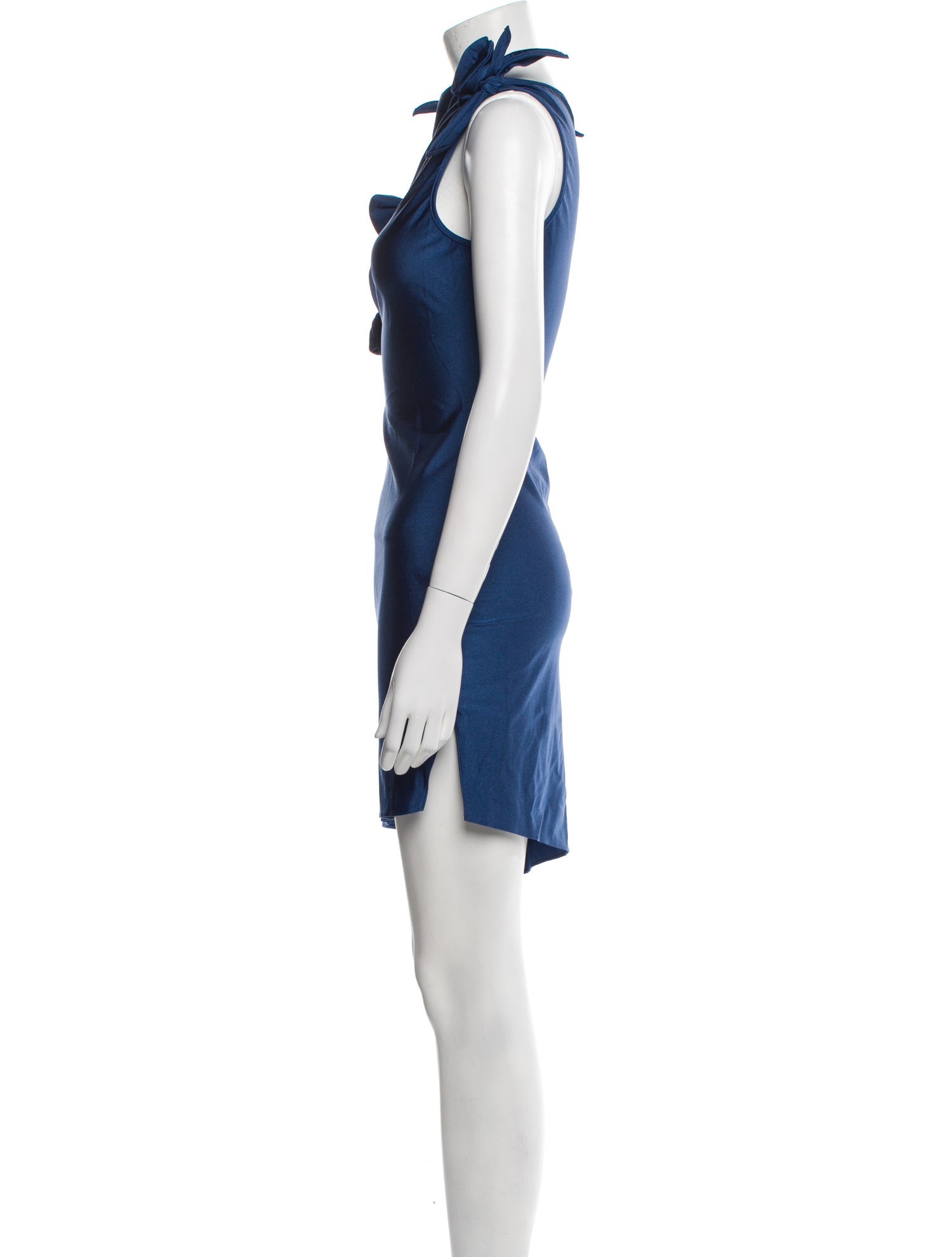 Coperni Bateau Neckline Mini Dress