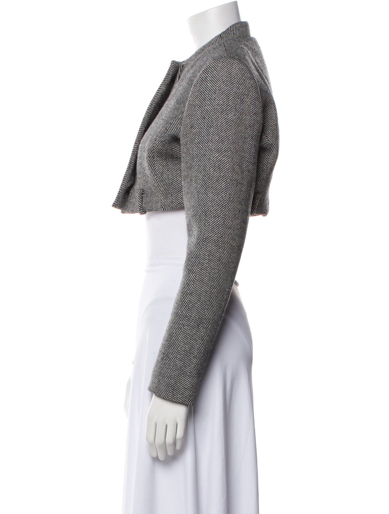 Coperni Wool Striped Bolero