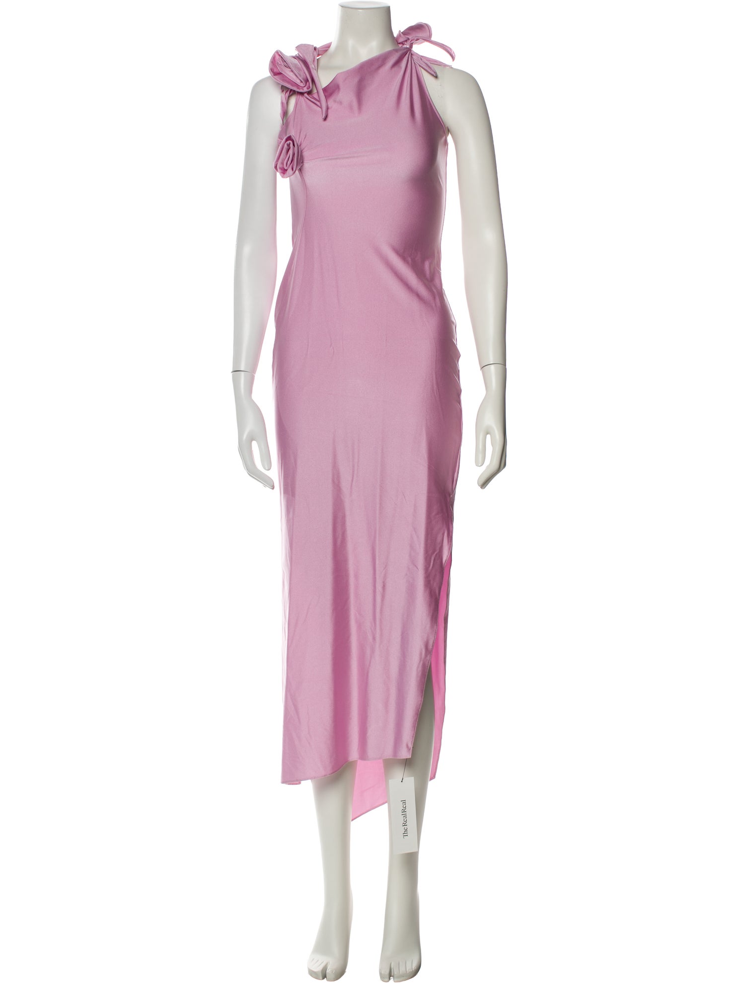 Coperni Cowl Neck Midi Length Dress