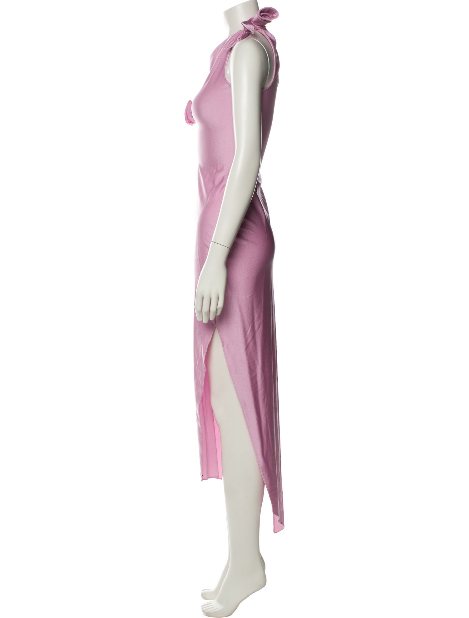 Coperni Cowl Neck Midi Length Dress