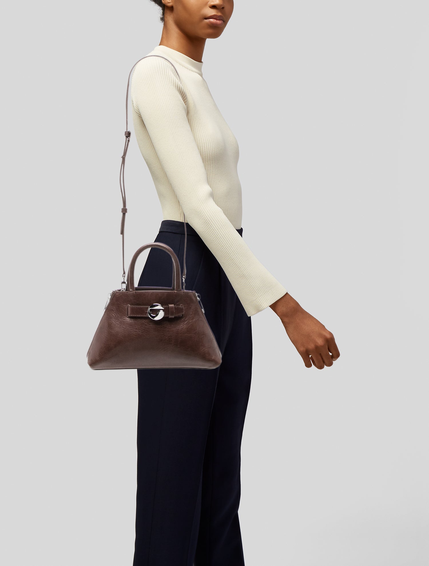 Coperni Leather Top Handle Bag