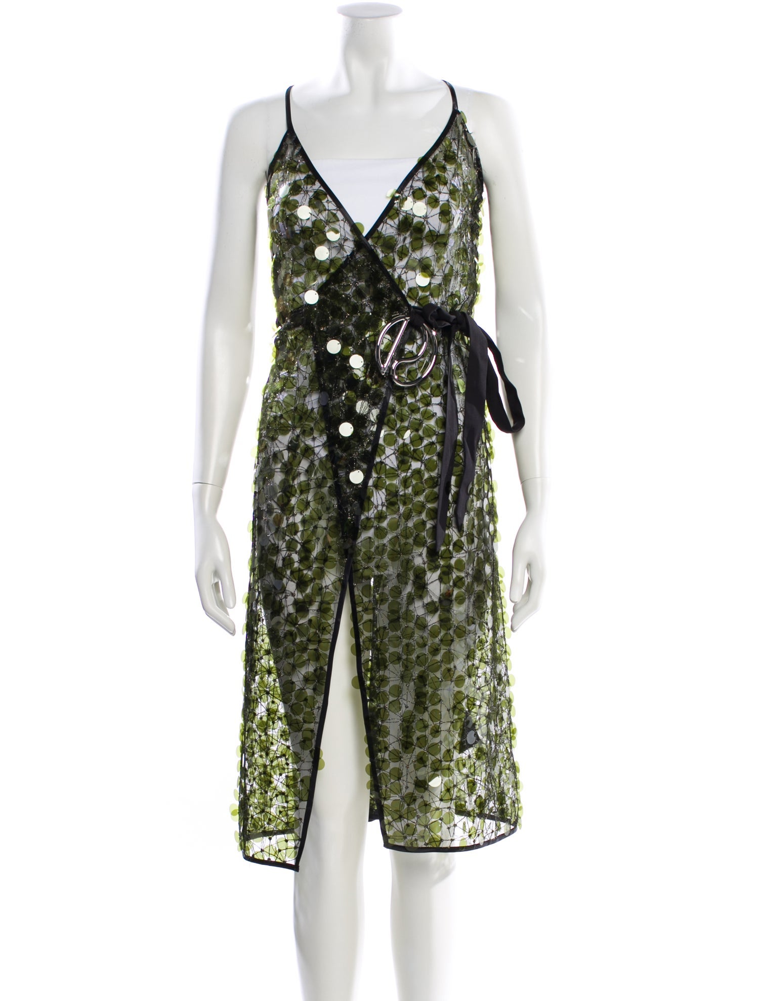 sage green dress halter Elegant Sage Green Ruched Dress for Women main image 0