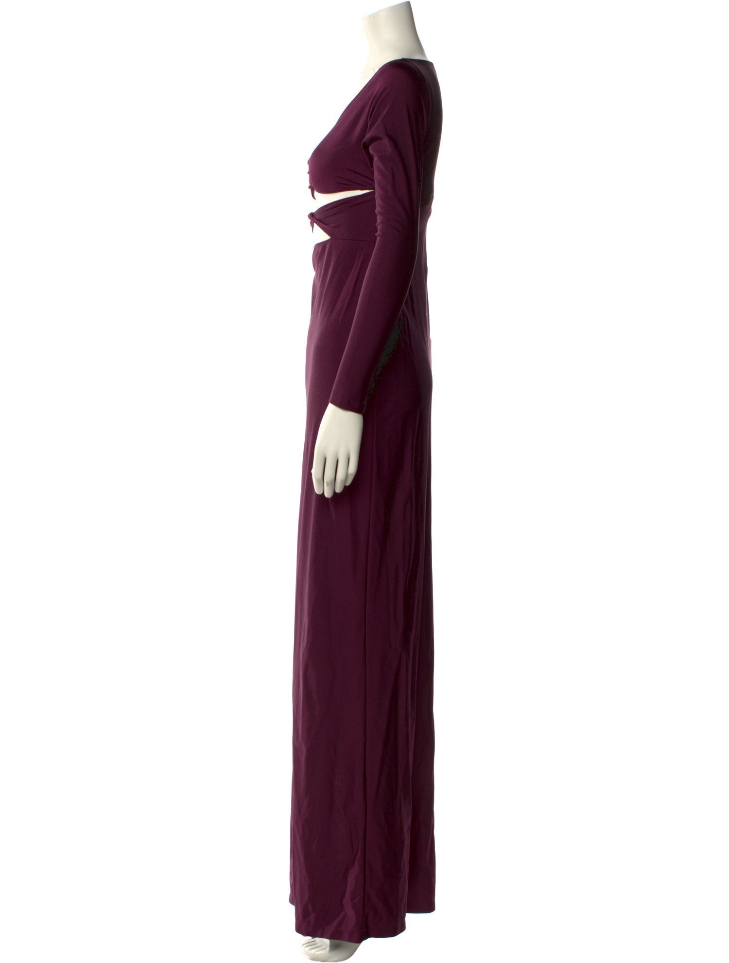 coperni purple dress asymmetric flower gown mini dress woman purple - COPERNI