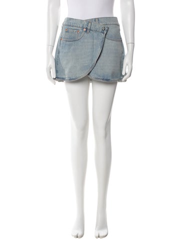 Pre-owned Coperni Mini Skirt In Blue