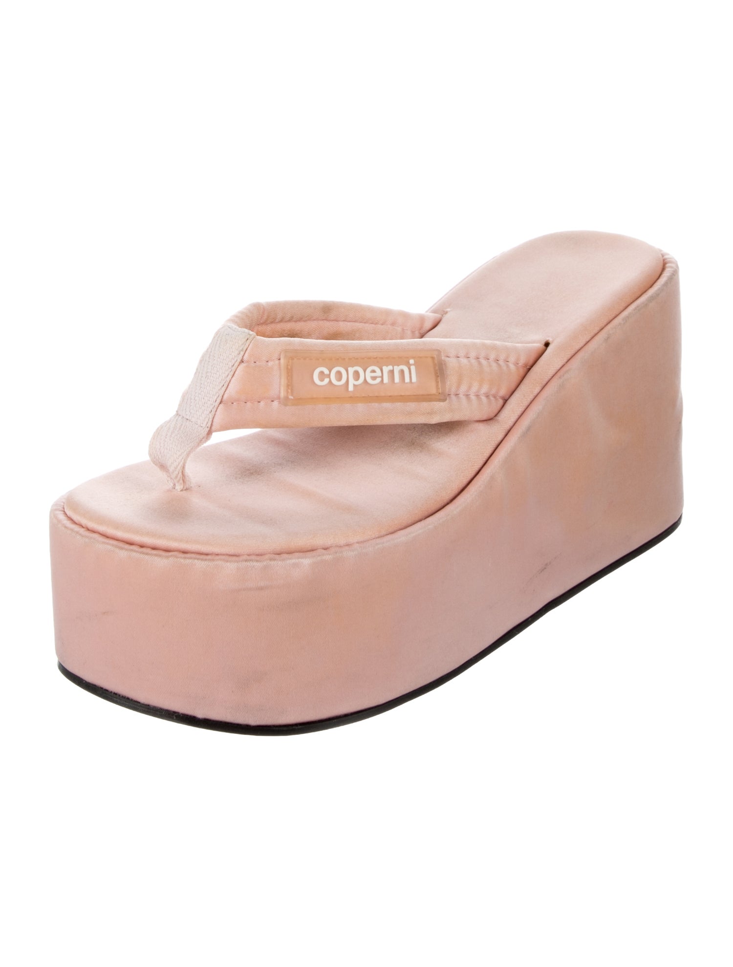 Coperni Satin Flip Flops