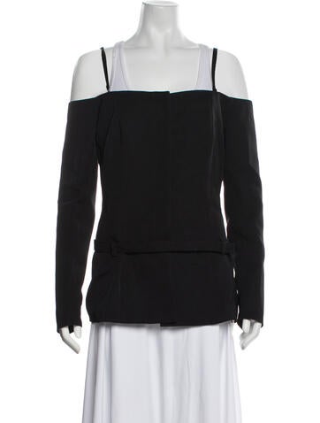 Pre-owned Coperni Virgin Wool Blazer In Black