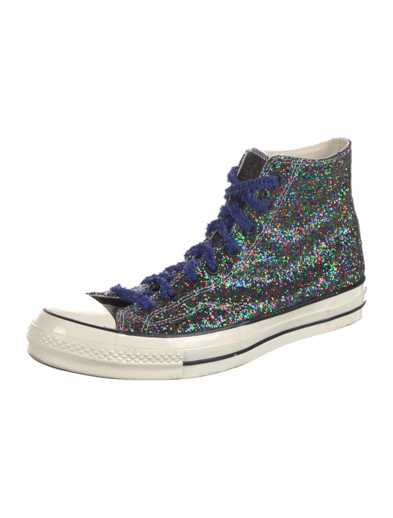 Converse Printed Glitter Accents Sneakers