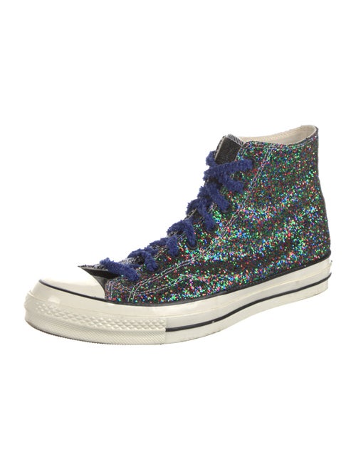Converse Printed Glitter Accents Sneakers