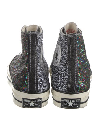 Converse Printed Glitter Accents Sneakers