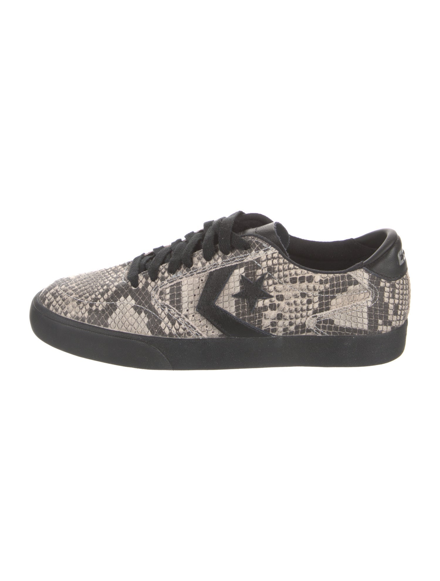 Converse Leather Animal Print Sneakers