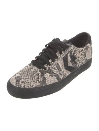 Converse Leather Animal Print Sneakers