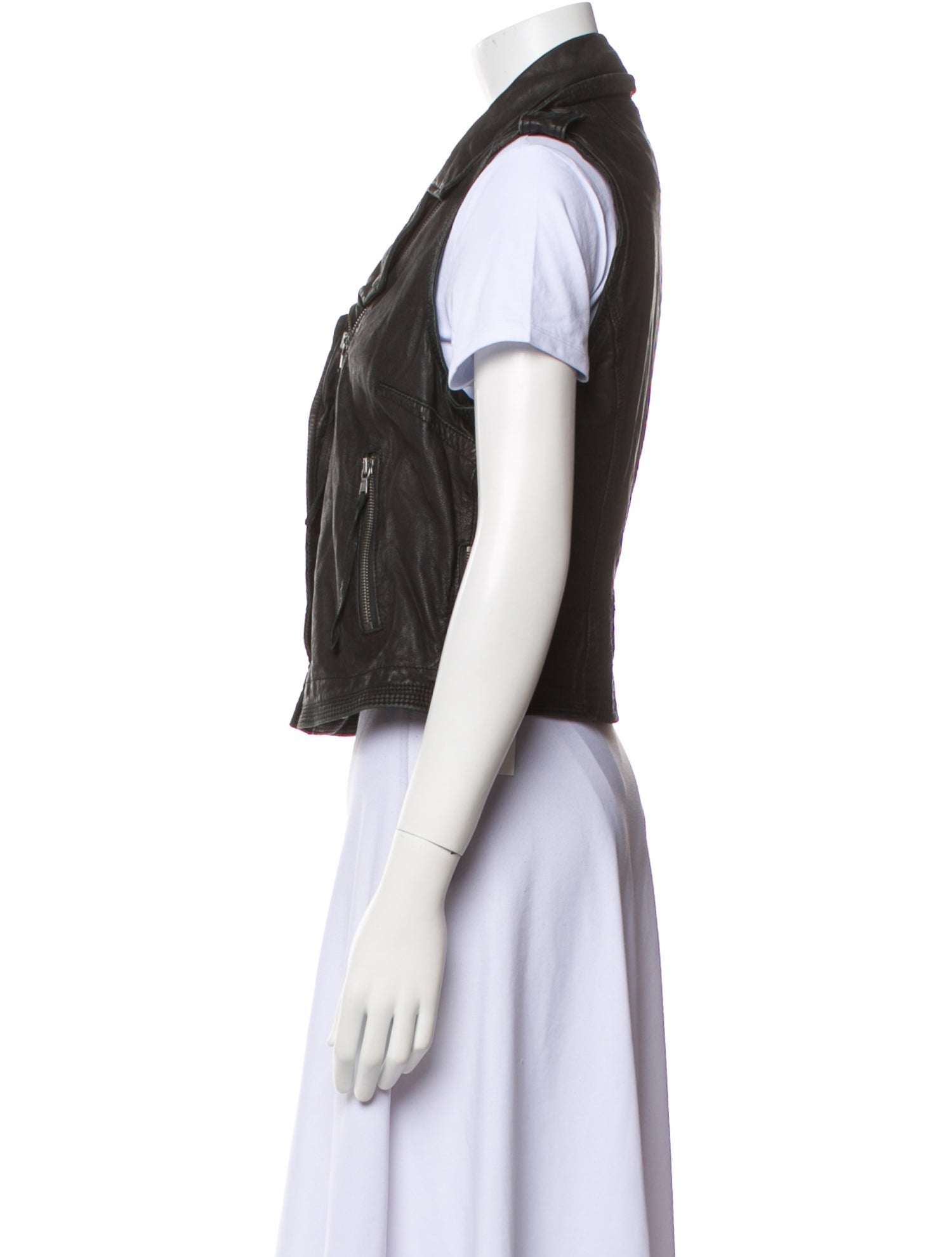 Converse Lamb Leather Biker Jacket