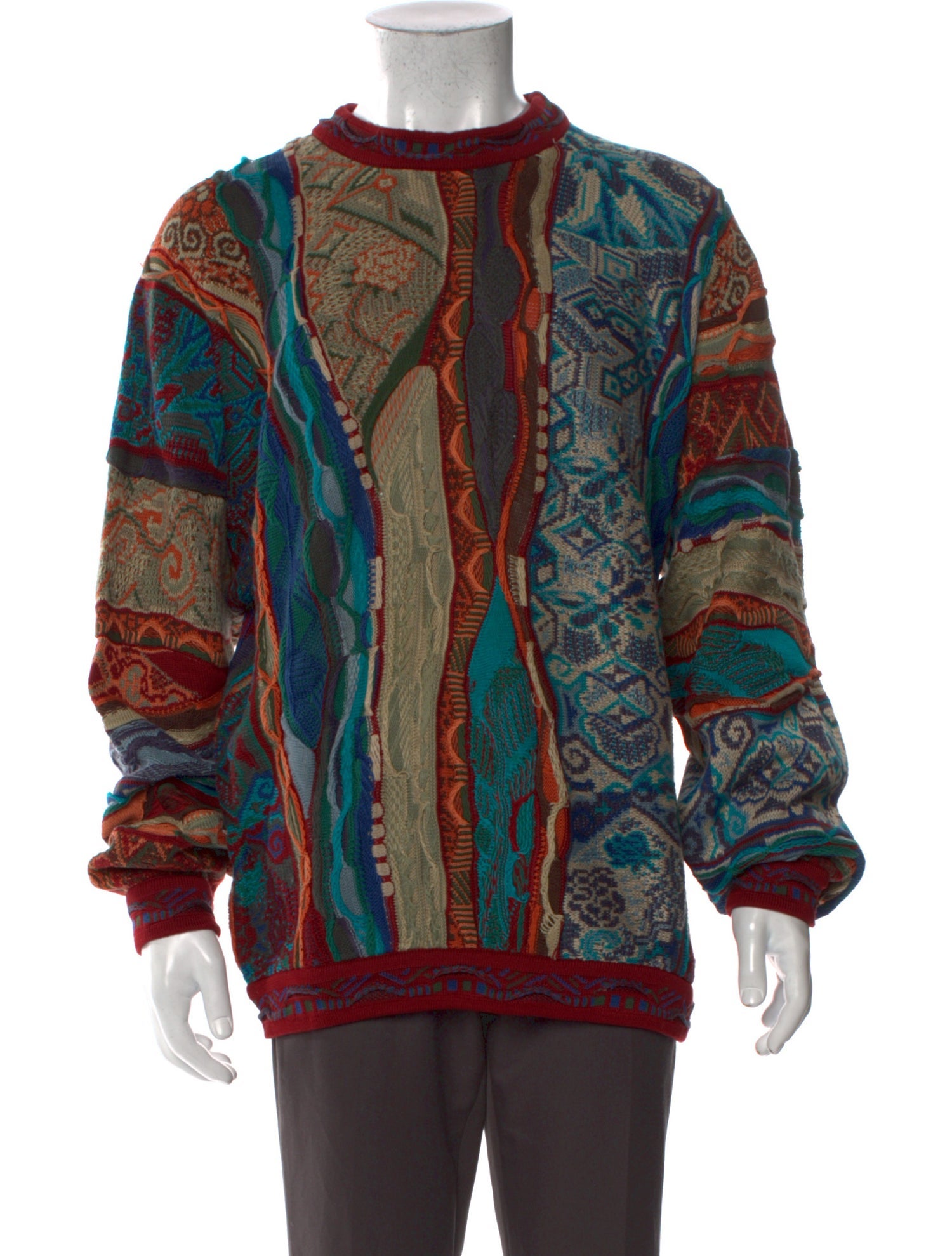 Coogi Vintage Printed Pullover