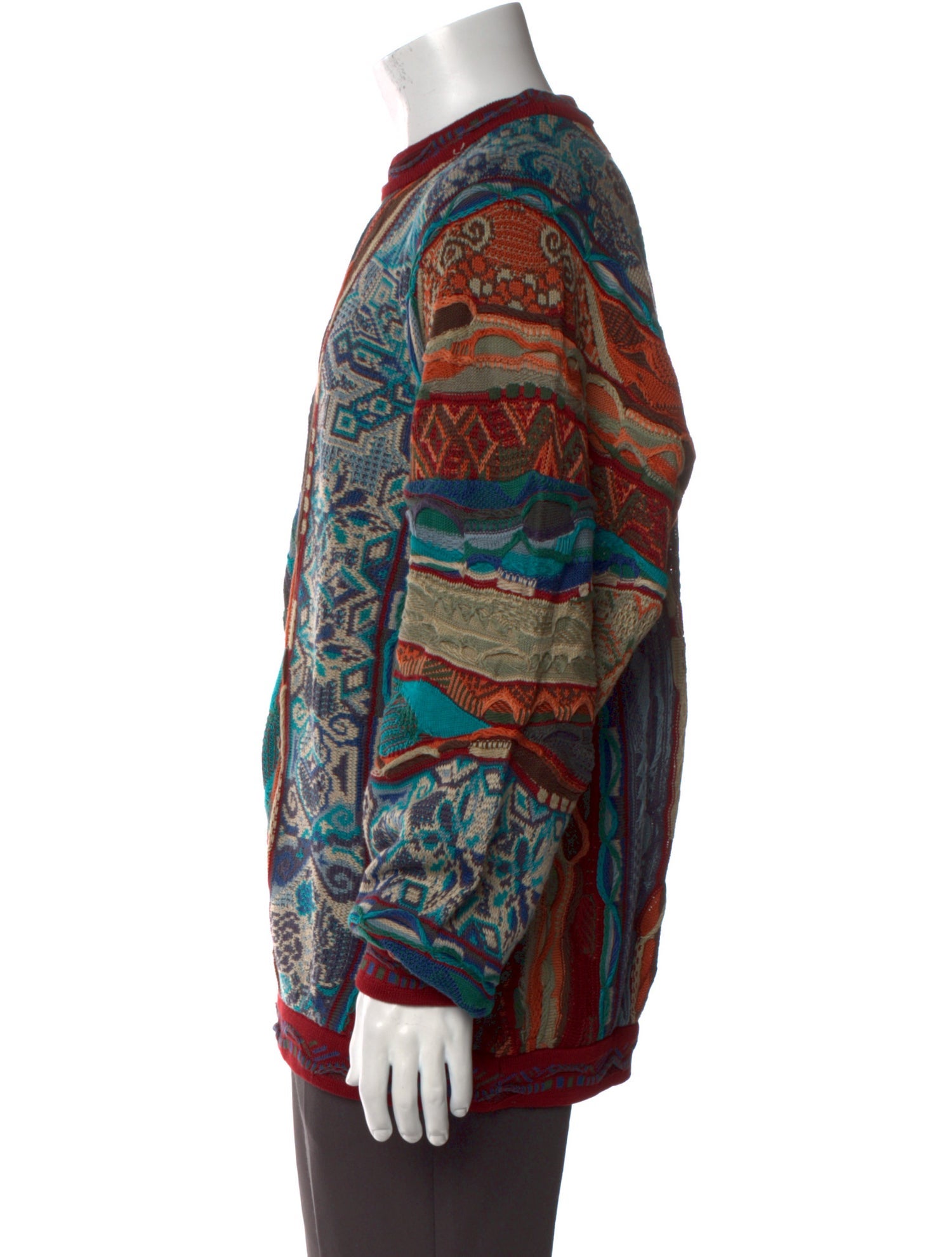 Coogi Vintage Printed Pullover