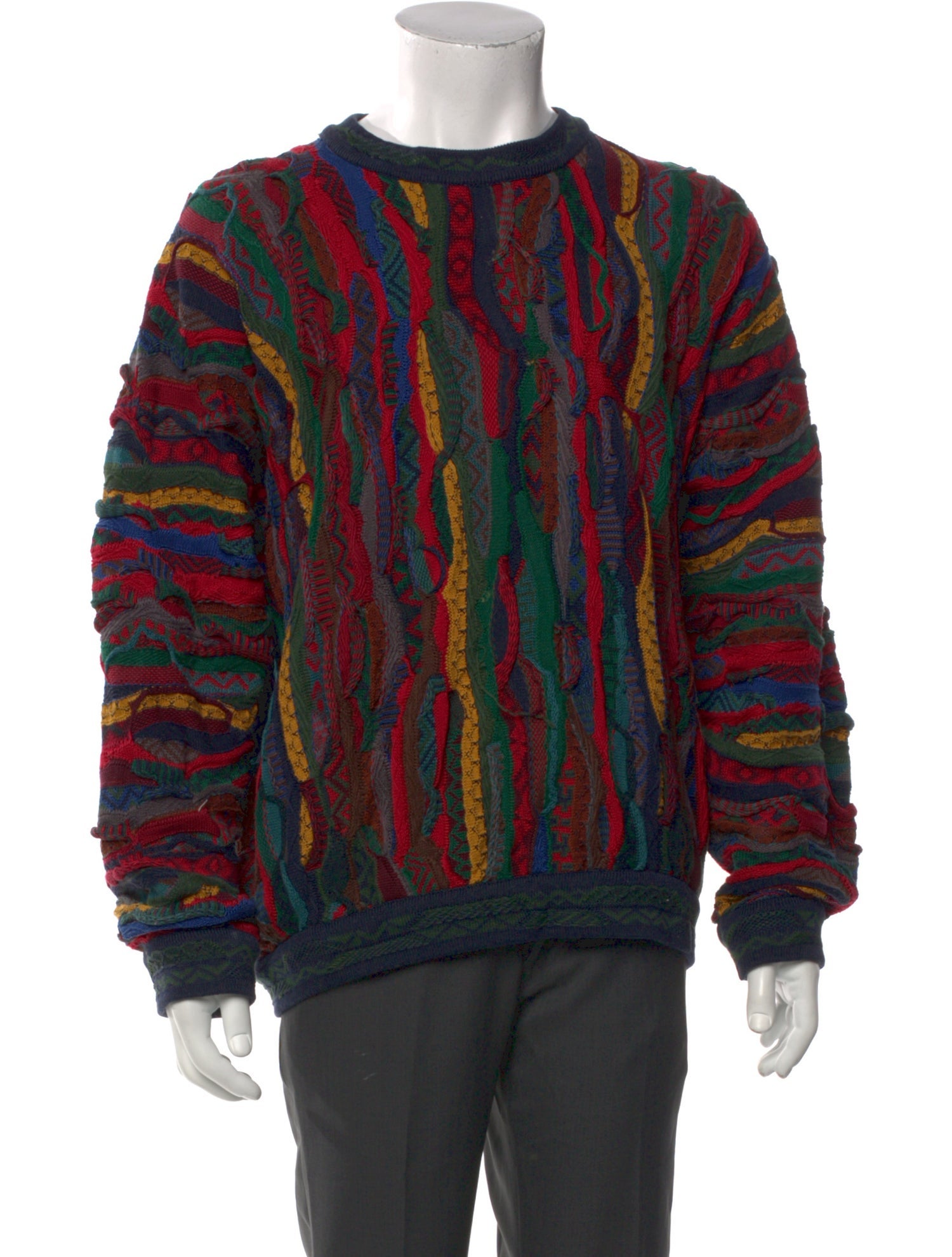 Coogi Printed Crew Neck Pullover