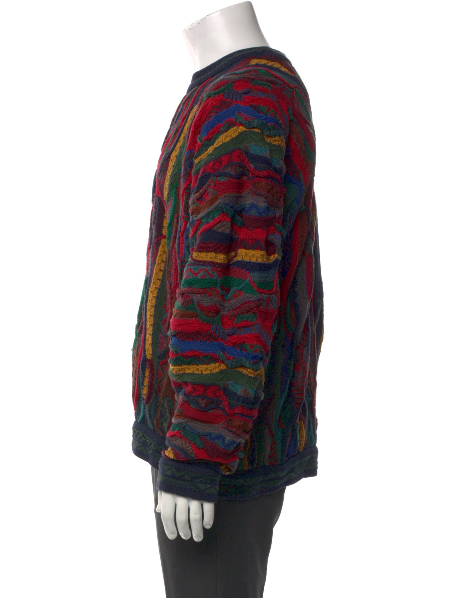 Coogi Printed Crew Neck Pullover