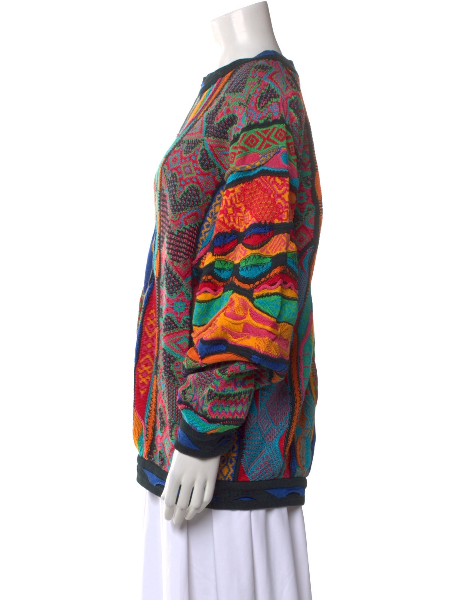 Coogi Printed Crew Neck Sweater