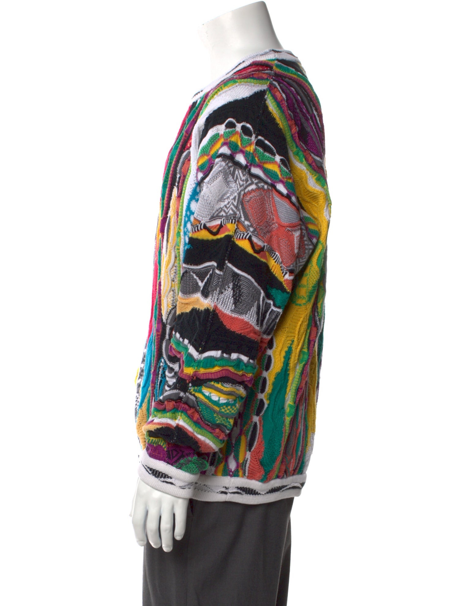 Coogi Printed Scoop Neck Pullover