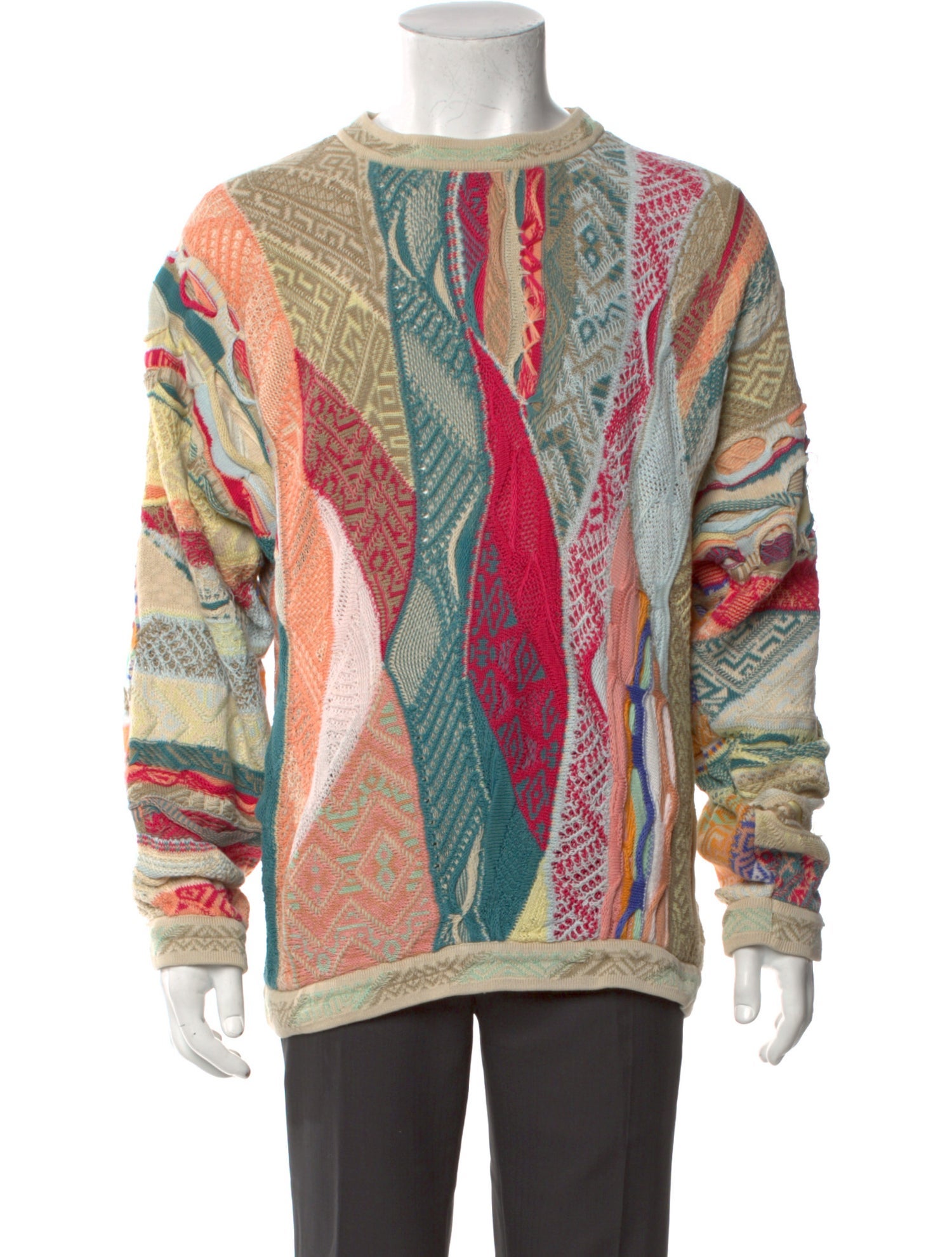 Coogi Printed Crew Neck Pullover