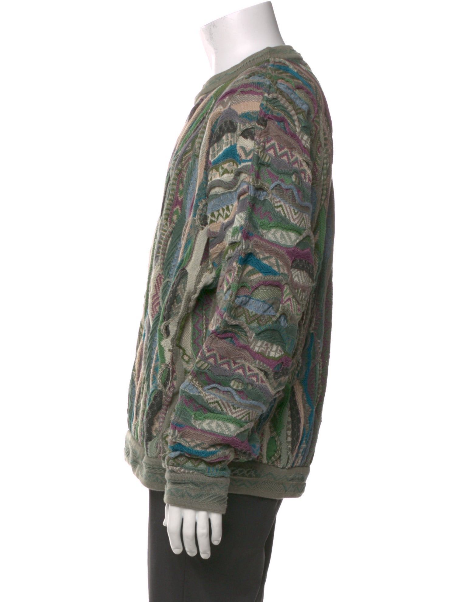 Coogi Printed Crew Neck Pullover