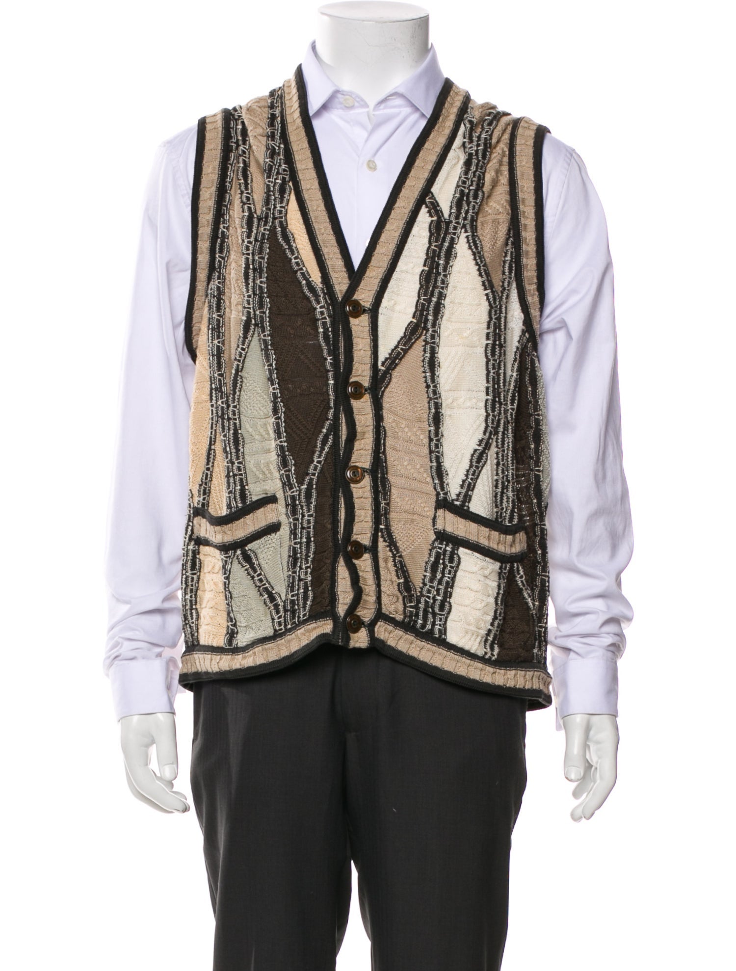 Coogi Vintage 1980's Vest