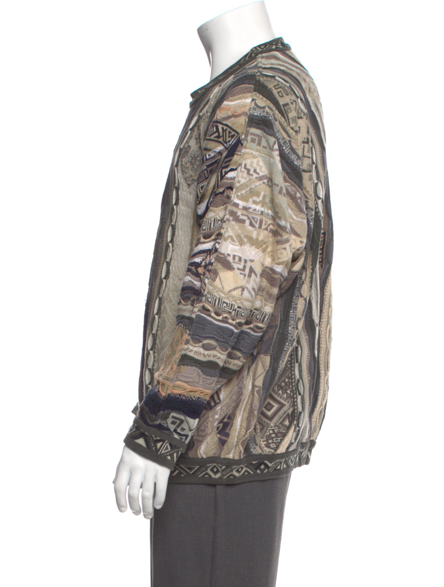Coogi Printed Crew Neck Pullover
