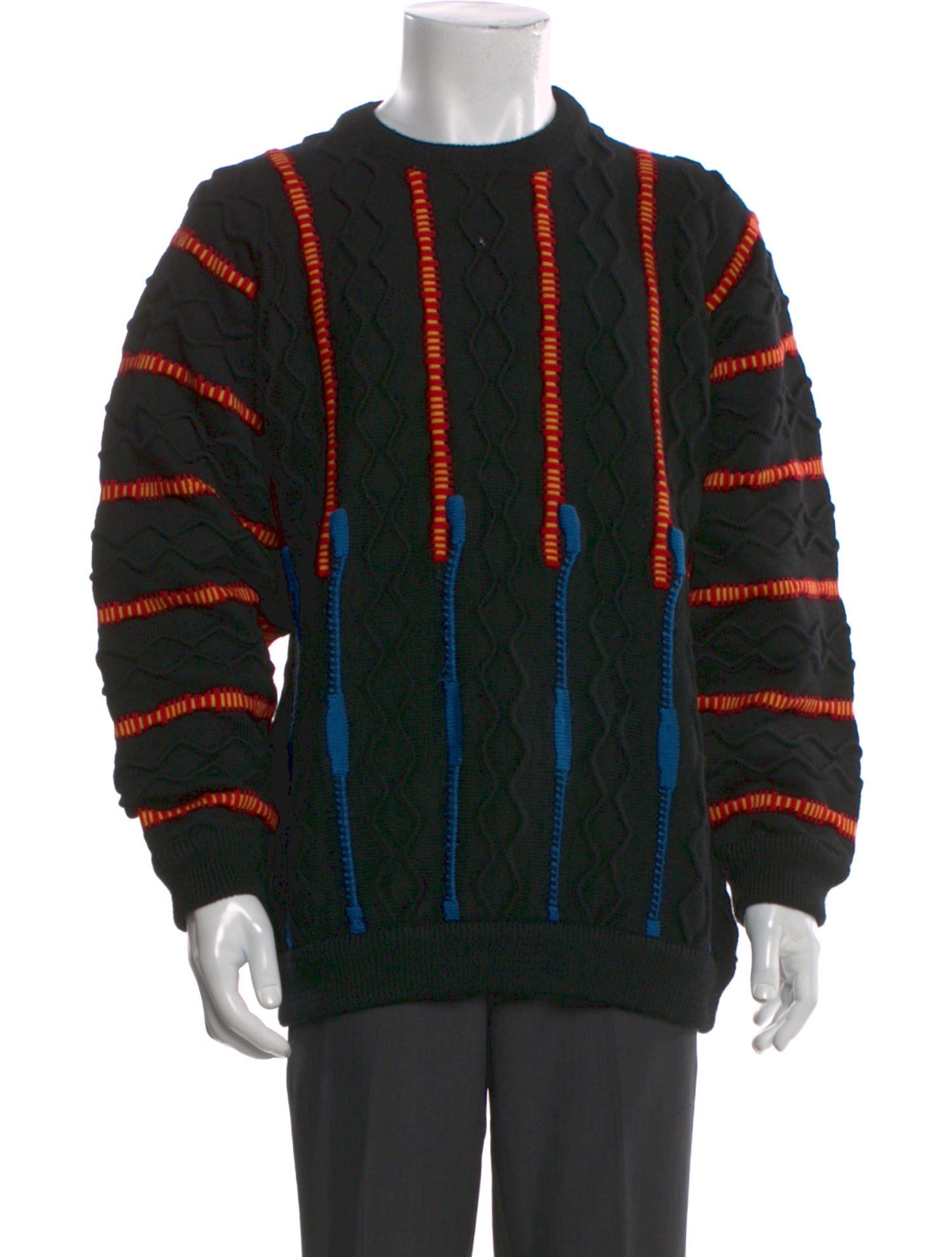 Coogi Wool Striped Pullover