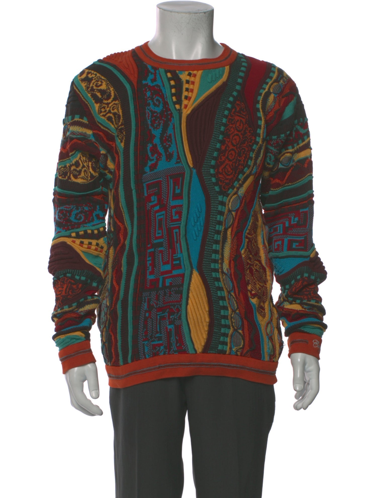 Coogi Printed Crew Neck Sweatshirt