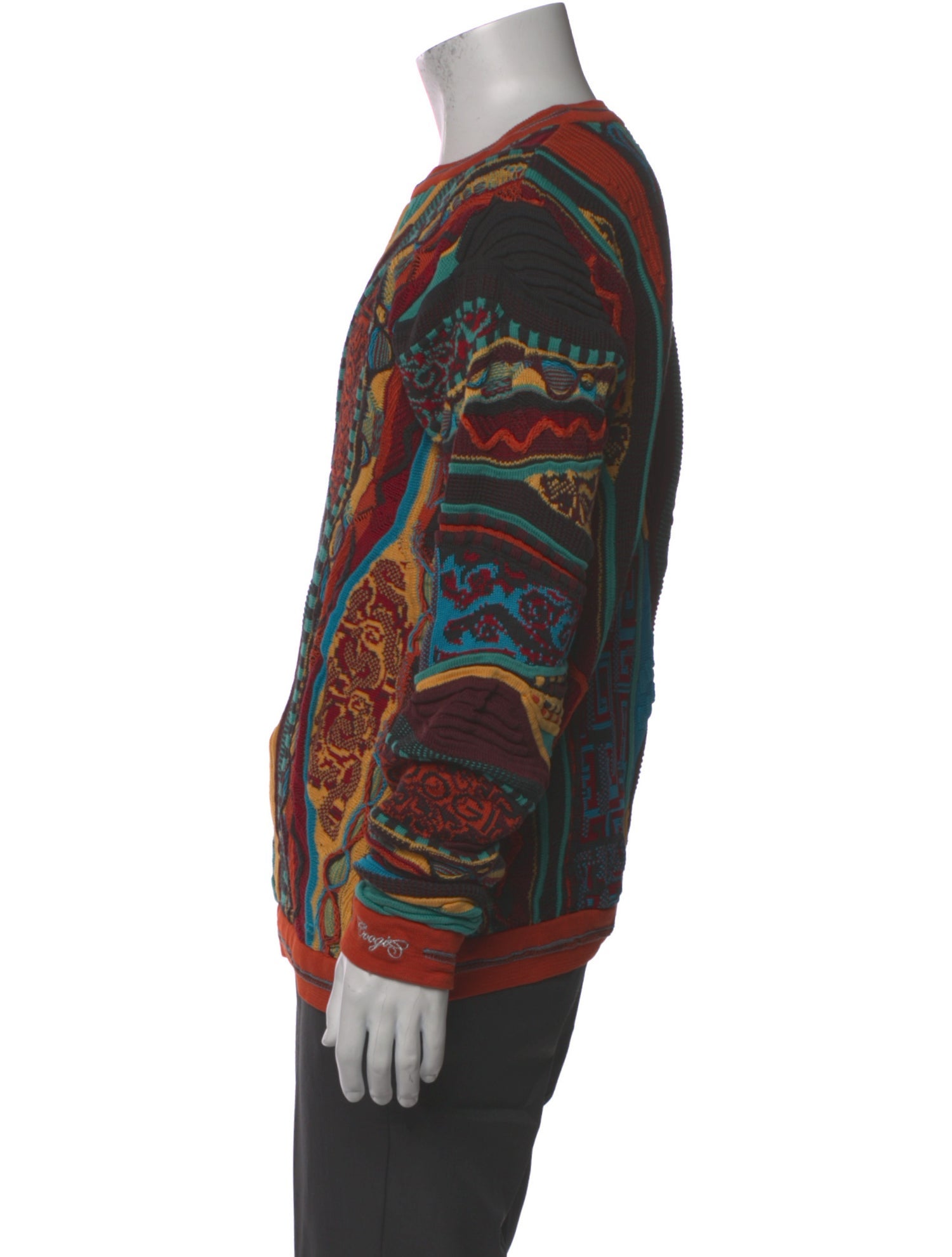 Coogi Printed Crew Neck Sweatshirt